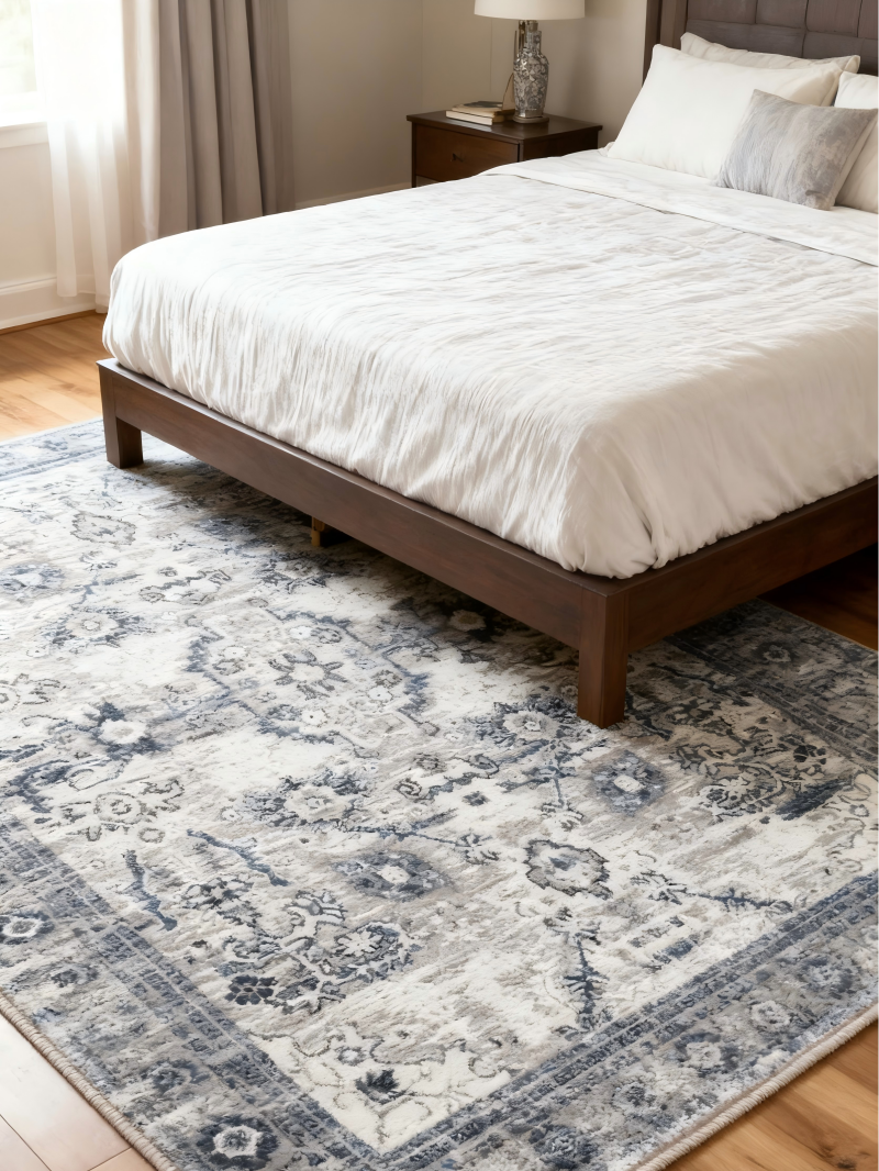 根据地毯图案生成家居场景图